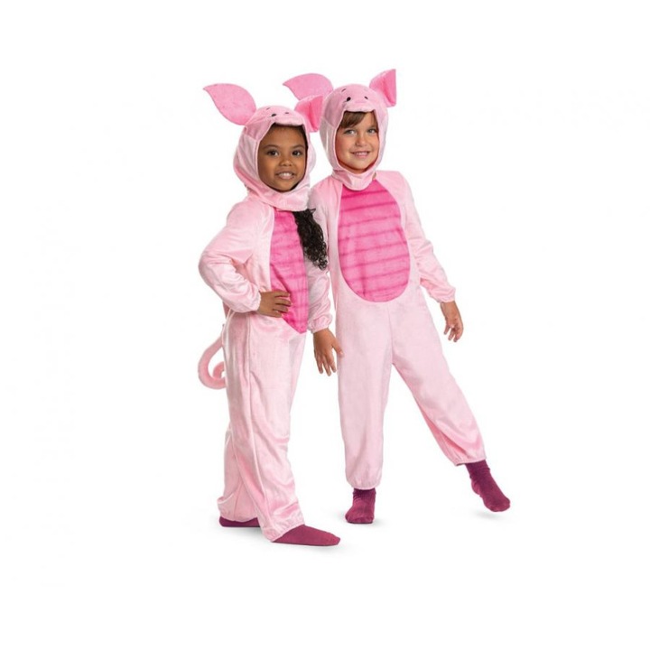 Costum carnaval Purcelus - Winnie the Pooh pentru copii, marime XS ( 3-4 ani)