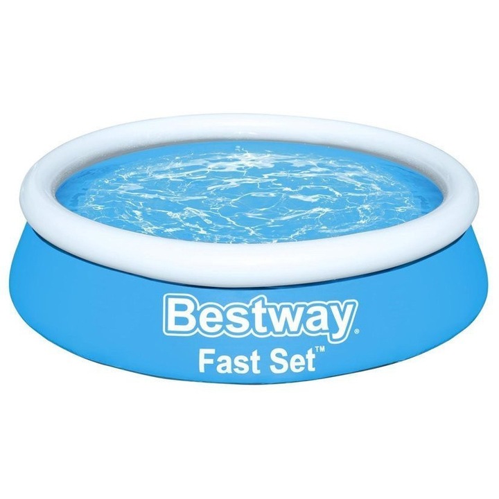 Градински басейн Bestway с конструкция 183x51 см, 3 слоя, устойчив на износване, пълен комплект
