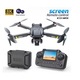 Drona SkyTechs® StarWars K13 max aeronave profesionala WIFI fara perii brushless versiune controlata pe ecran camera 8K transmitator cu baterie Li-Ion reincarcabila 2X baterii drona 1800 Mah