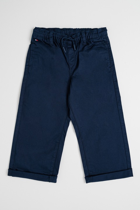 Tommy Hilfiger, Normál fazonú húzózsinóros nadrág, Tengerészkék