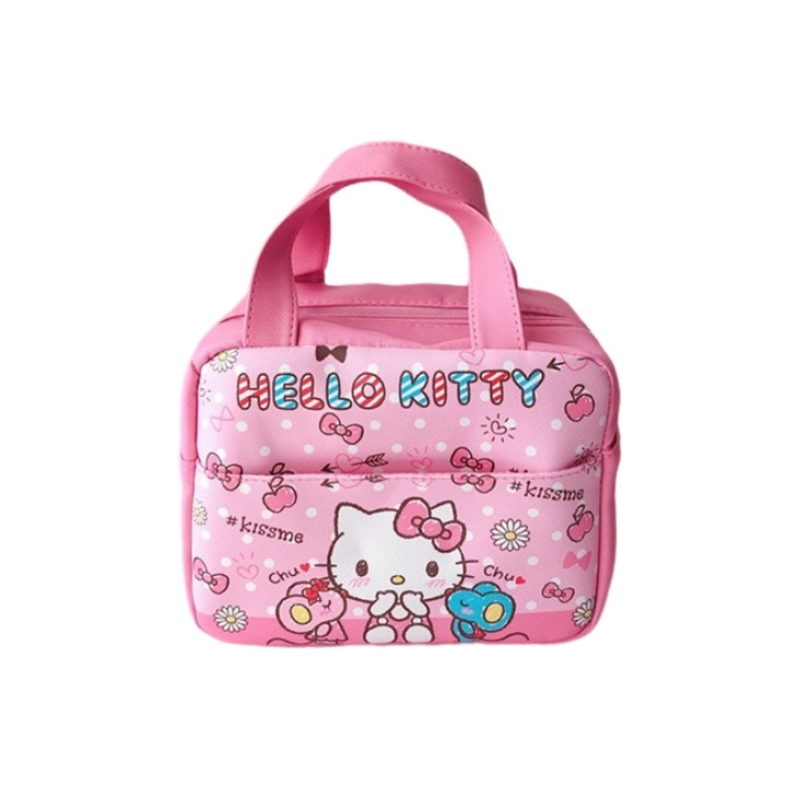 Geanta termo-izolanta, TREXORA, Kitty Cat, roz, 23x14x16.5cm, capacitate 3l