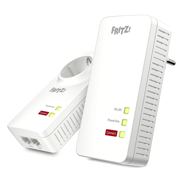 Játékos router AVM Fritz! Powerline 1260/1220, 2402 Mbps, szett