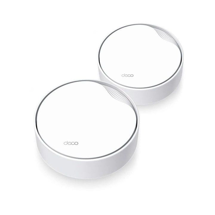 TP-Link Deco X50-Poe vezeték nélküli router, 2 darabos készlet, kétsávos, fehér, 1500 Mbps