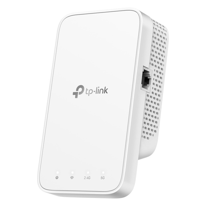 Repetor Wifi TP-Link RE330, 867Mbps 5Ghz + 300Mbps 2.4Ghz, Control prin aplicație, Alb