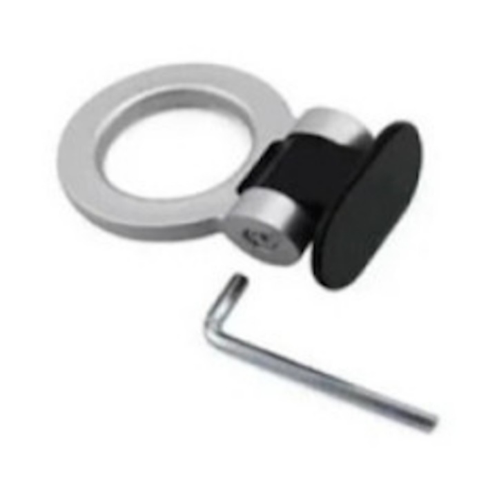 Ornament Racing idealSTORE pentru Carlig de Remorcare, Argintiu