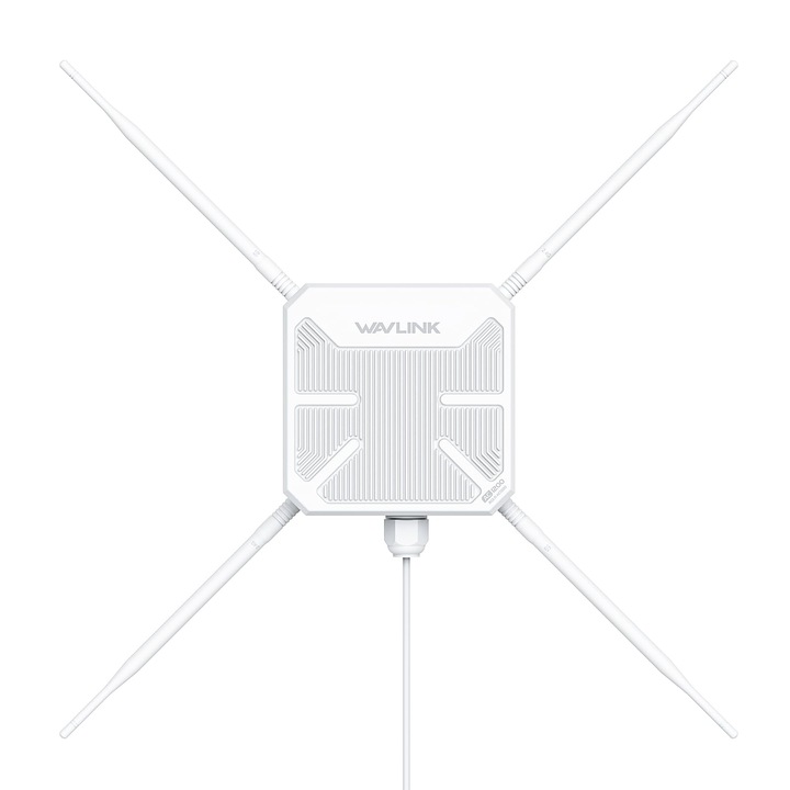 Wavlink kültéri Wifi átjátszó, 4 antenna, IP67, 1000 MB/s