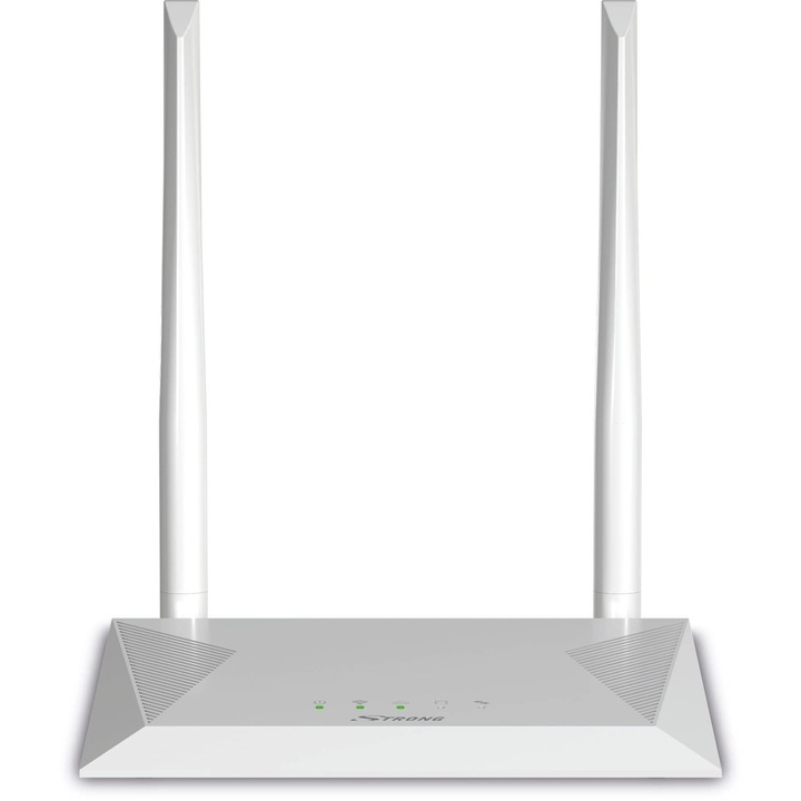 Erős vezeték nélküli router, 300D, 680 Mbps, 4 LAN port, fehér