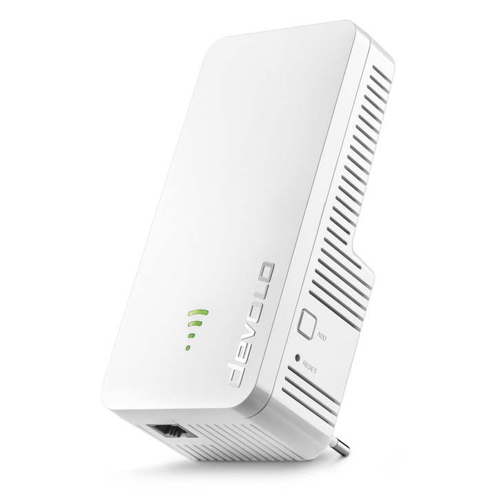 Devolo Wifi ретранслатор, 3000 Mbps, Wifi Mesh усилвател, бял
