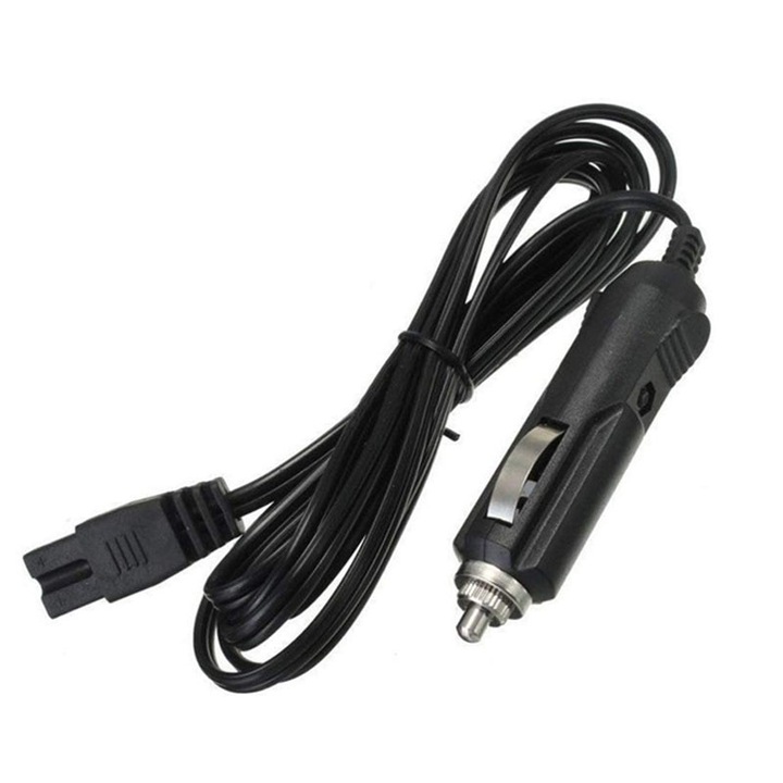 12 V-os tápkábel, Rqiurpn, téglalap alakú csatlakozó, 2 m, 10 A, autós hűtőszekrényhez