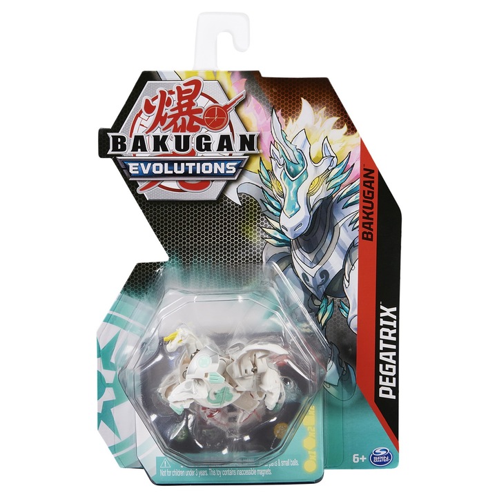 Bakugan figura, Spin Master, Pegatrix, 2 BakuCore, fiúknak