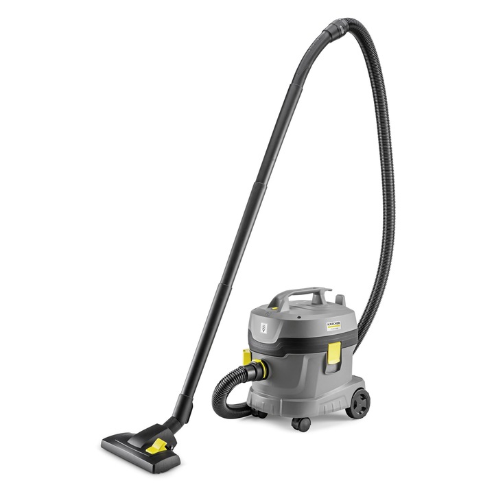 Aspirator Uscat Kärcher T 11/1 Classic, Professional, Antracit, 850 W, 61 Decibeli, Cablu De 7, 5 M, Recipient De 11 Litri