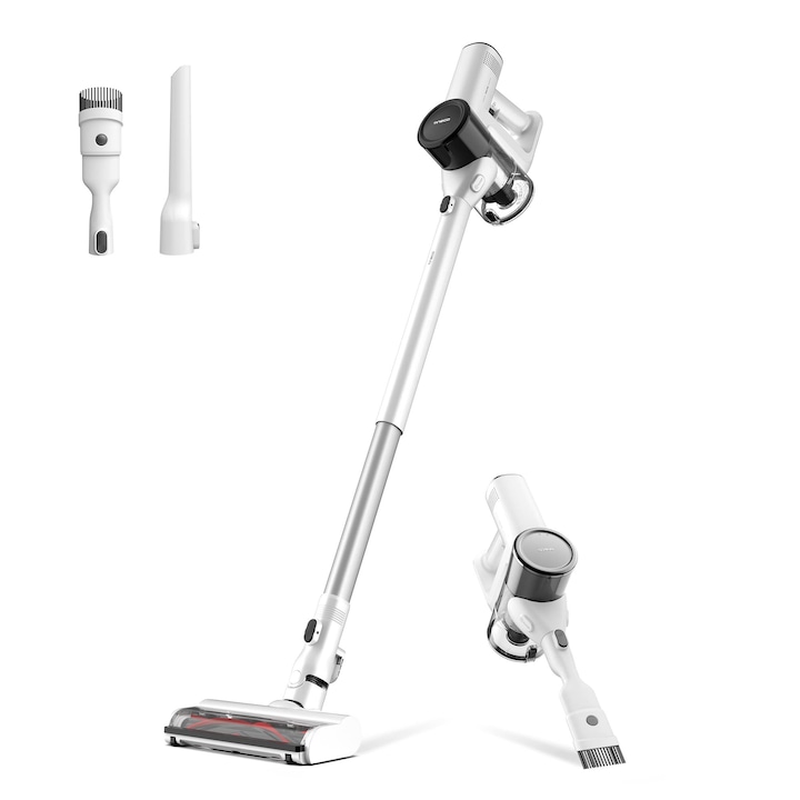 Безжична прахосмукачка Tineco Pure One Air, 1,8 кг, мултициклонна, трансформируема в ръчна прахосмукачка с множество аксесоари, ултра тих дизайн, мощна, издръжлива, зарядна станция без монтаж