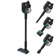 Aspirator Cu Baterie Mobila Hoover La 360° Cu Duza Pentru Par De Animale Si Led, Aspirator Fara Fir Pentru Toate Tipurile De Podele, Duza De Podea Cu Sistem Anti-Rasucire Pentru A Preveni Incurcarea Parului Aspirat, 1200 Powertime [Hf410P]