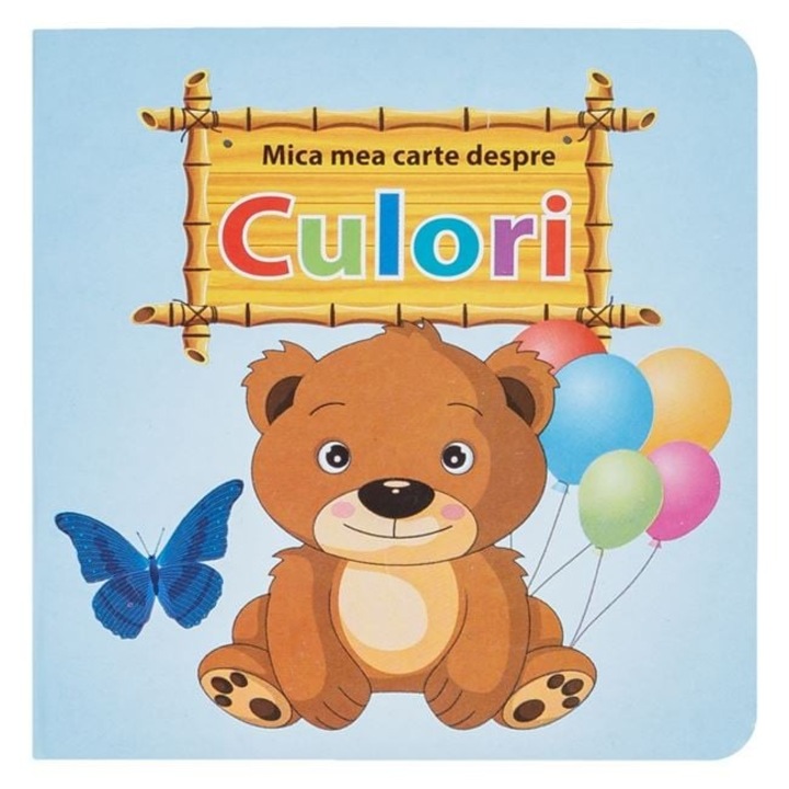 Carte Cartonata "Prima Mea Carte Despre Culori" – Descopera Lumea Colorata a Culorilor! ANTBRO ® Carte cartonata educativa, pentru a invata copilul culorile