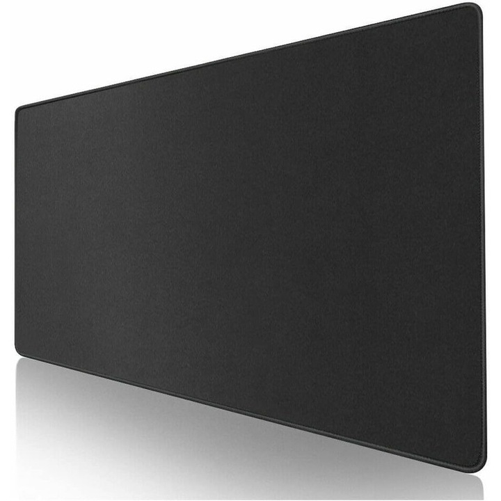 Mousepad Gaming Kriture, 31.5x15.7inch, negru, rezistent la apa, antiderapant