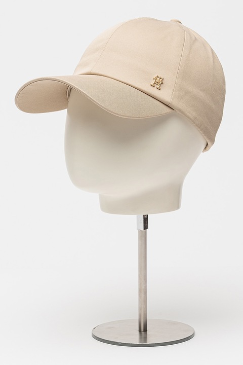 Tommy Hilfiger, Шапка с козирка и лого, Camel