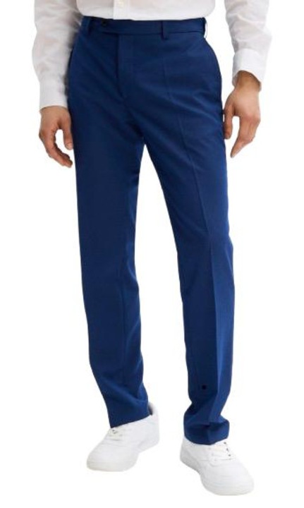 Pantaloni din stofa pentru barbati, Croiala clasica-1654, Albastru