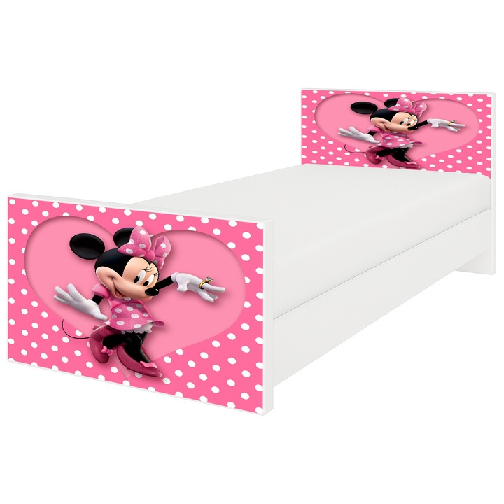 Pat Royal tip Minnie B 144x75x62 cm, ALB, 2-8 ani