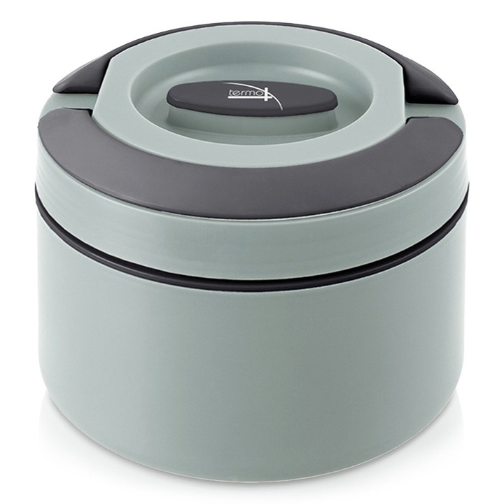 Termos De Pranz, Orion, 620 ml, 13x13x11 cm, Sticla, Fara Bpa, Fabricat Din Otel Inoxidabil, Etans Cu Garnitura, Minta