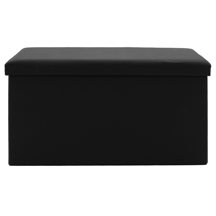 Пейка Avenza Home CBX673, класически стил, черна 76x38x38 см