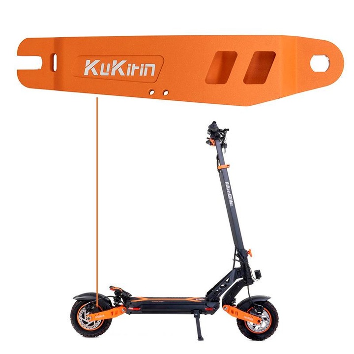 Brat spate dreapta pentru trotineta electrica eWheel KuKirin G2 Max, portocaliu, aliaj metalic, design original