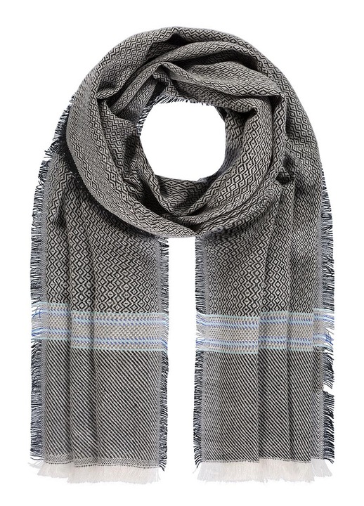 Sal dama cu model elegant, 50x180cm, 100% acril, multicolor