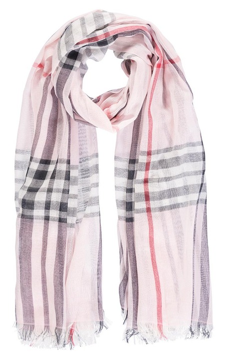 Sal dama roz cu carouri, 100% bumbac, moale si confortabil