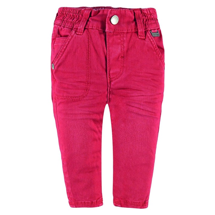 Fiú farmer, Kanz, pamut/elasztán, piros, 74 CM