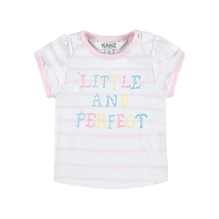 Gyerek póló, Kanz, csíkos, többszínű, pamut
