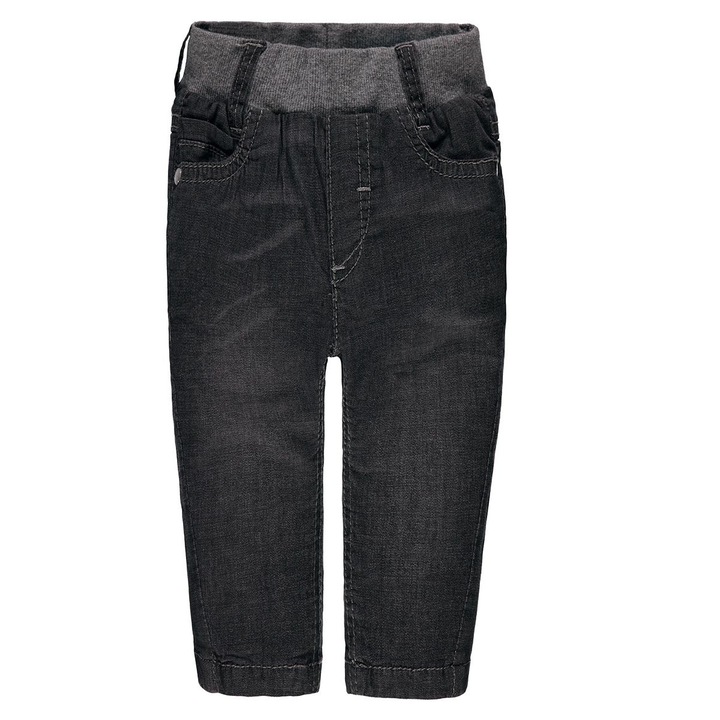 Kanz fiú farmer, pamut/elasztán, fekete, 68 CM