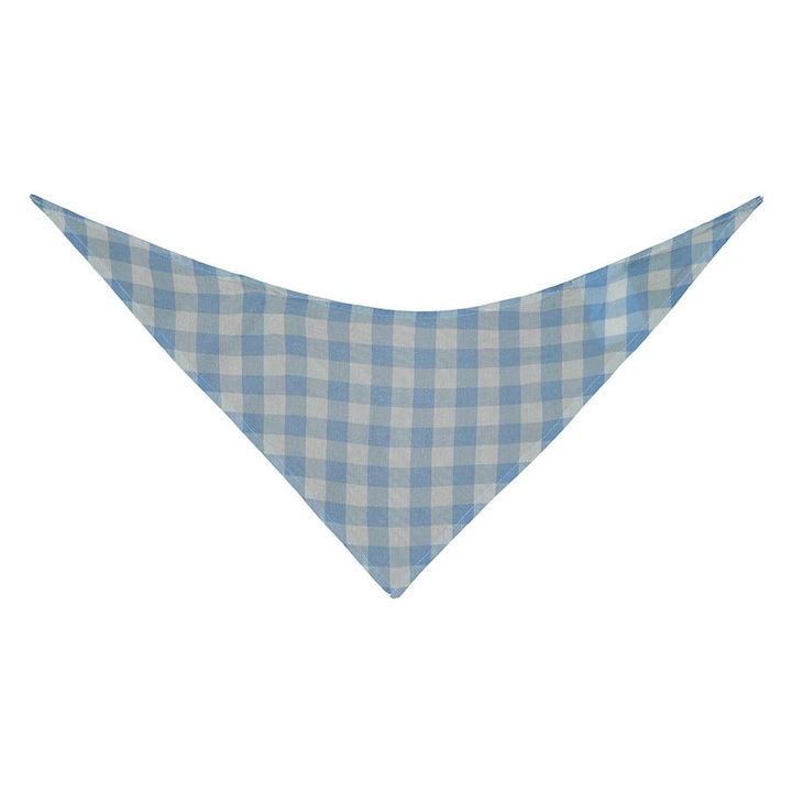 Esarfa pentru fetite, Kanz, cu model in carouri, 100% bumbac