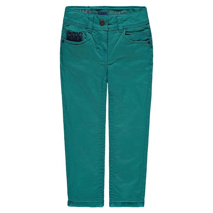 Kanz lányka farmernadrág, pamut/elasztán, zöld, 92 CM