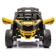 Masinuta electrica Buggy Can-am DK-CA003, LEAN, galben, 118x61,5x33cm