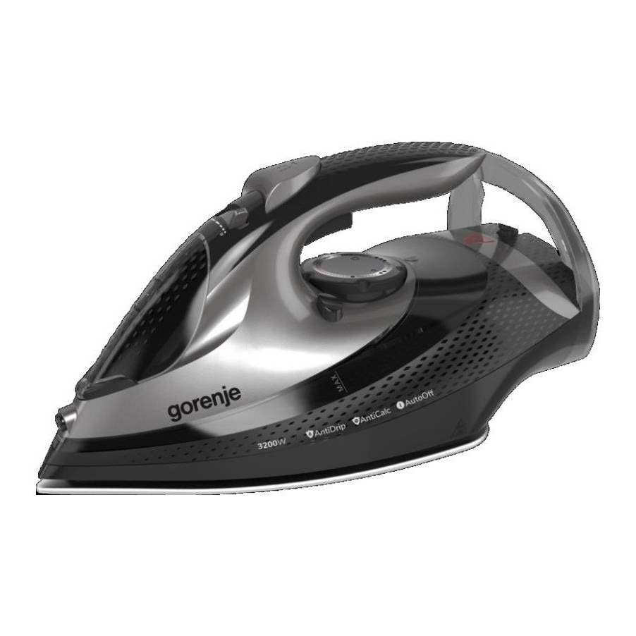 Fier de calcat, Gorenje, SIH3200BKS, ceramic, 250g/min, 0.42l, negru