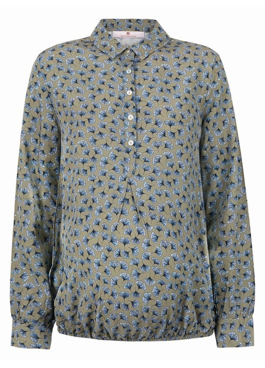 Bellybutton Maternity hosszú ujjú kismamapóló, khaki színben