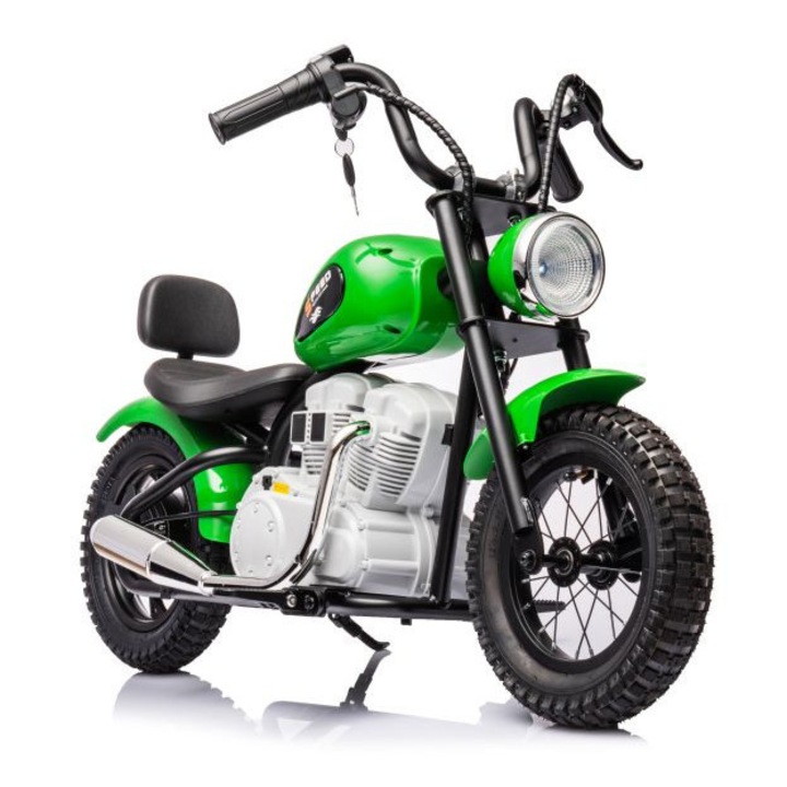 Motocicleta electrica LEAN A9902 36V, verde, 112x54x72cm, set
