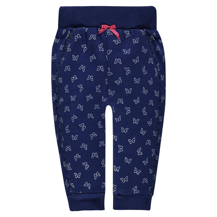 Kanz lányka nadrág, biopamut, kék, 56 CM