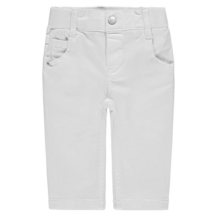 Lányka farmer, Kanz, pamut/elasztán, fehér, 56 CM