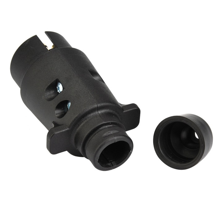 Priza remorca auto HERUSI 7 pini, rezistenta la intemperii, 12V, standard european