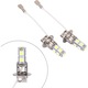 Set 2 becuri H3 5050 LED 9 SMD pentru lumini de ceata, alb, DC12V