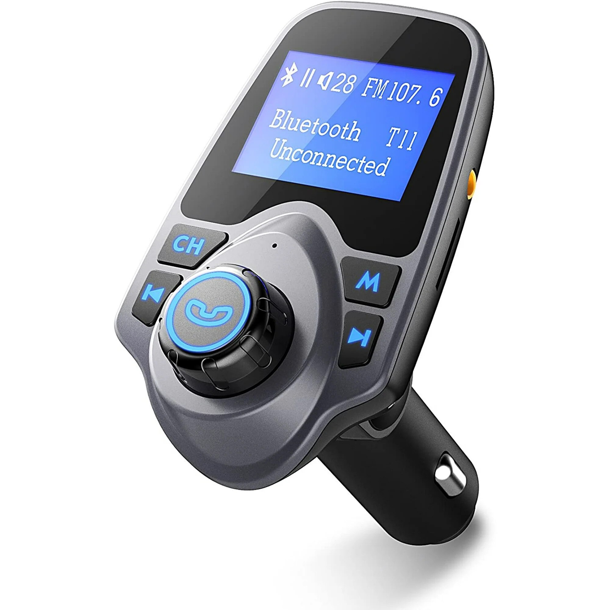 Transmitator FM auto, Cozevdnt, adaptor audio, Bluetooth, negru, 1
