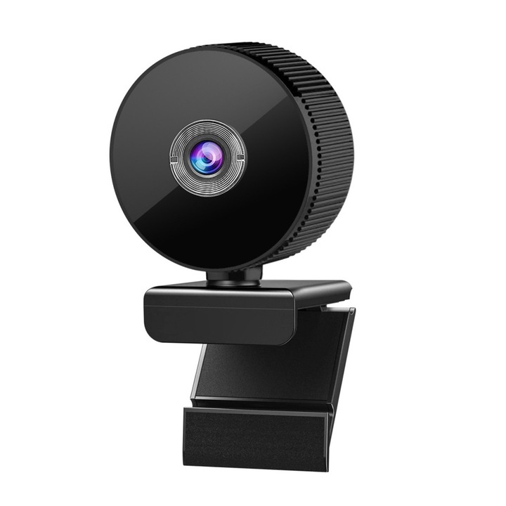 Уеб камера EMeet 1080P, 2.0 мегапиксела, USB, широкоъгълна 70, пълен комплект