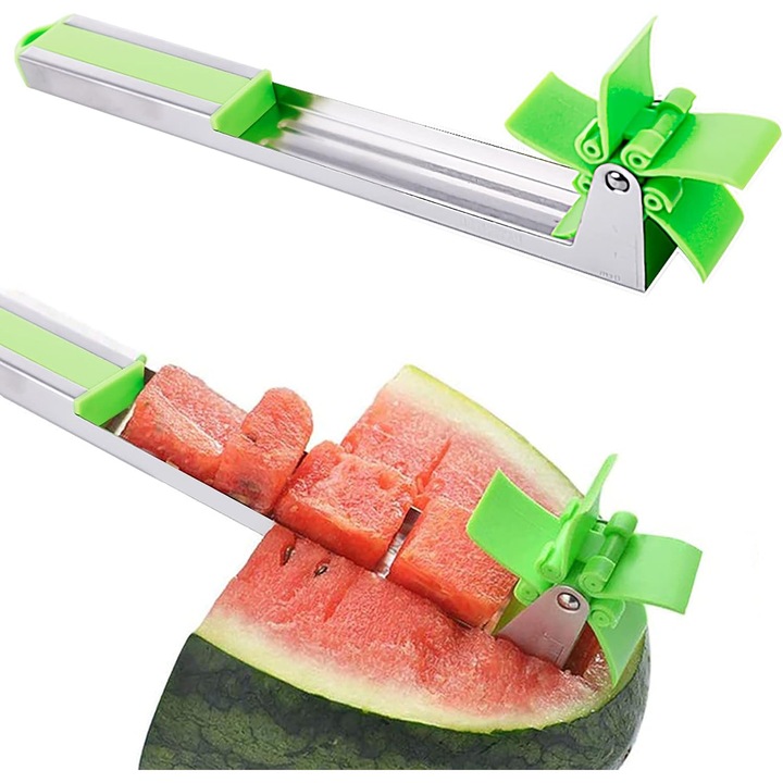 Feliator de pepene, 29.5x3.2x7cm, din otel inoxidabil si plastic, usor de utilizat, set de unelte pentru fructe