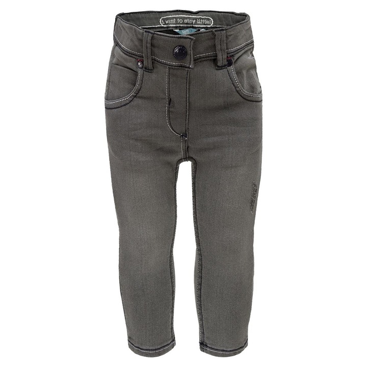 Lief lányka farmernadrág, pamut/elasztán/poliészter, szürke, 86 CM