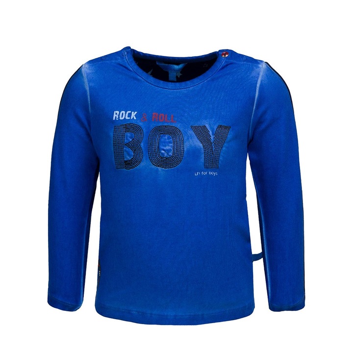 Bluza pentru baieti Lief, bumbac/elastan, albastru