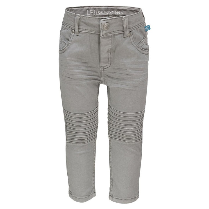 Fiú farmer, Lief, pamut/elasztán, szürke, 74 CM