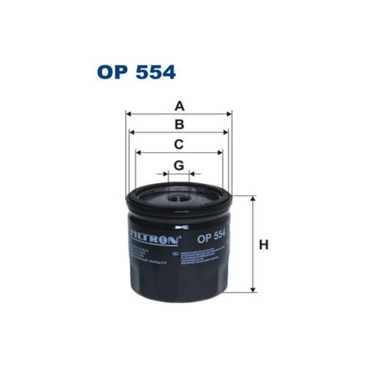 Olajszűrő FILTRON OP 554