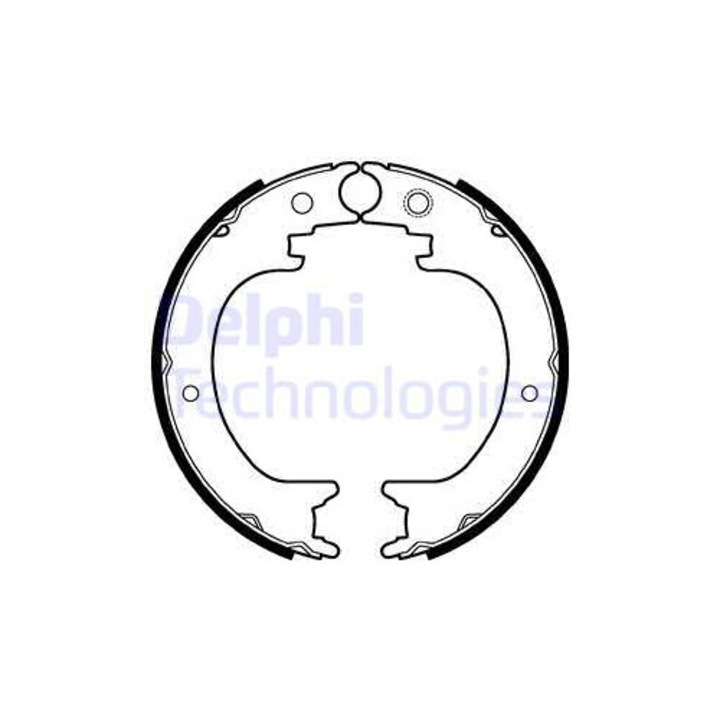 Fékpofakészlet, kézifék DELPHI LS2121