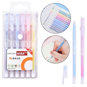 Set 12 Pixuri Gel, LEAN, Multicolor, 15,5x12,5x1cm