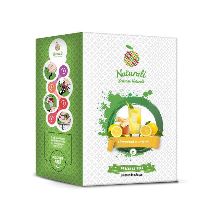 Limonada cu miere, 100% naturala – 3L